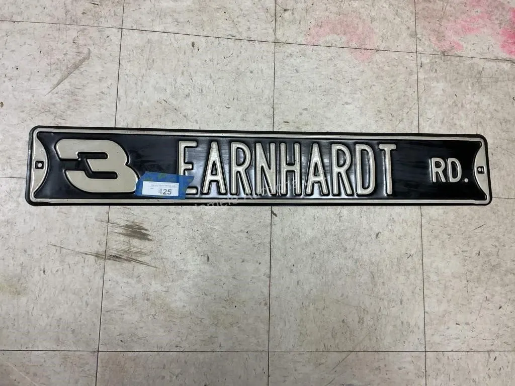 NASCAR Dale Earnhardt Road Sign