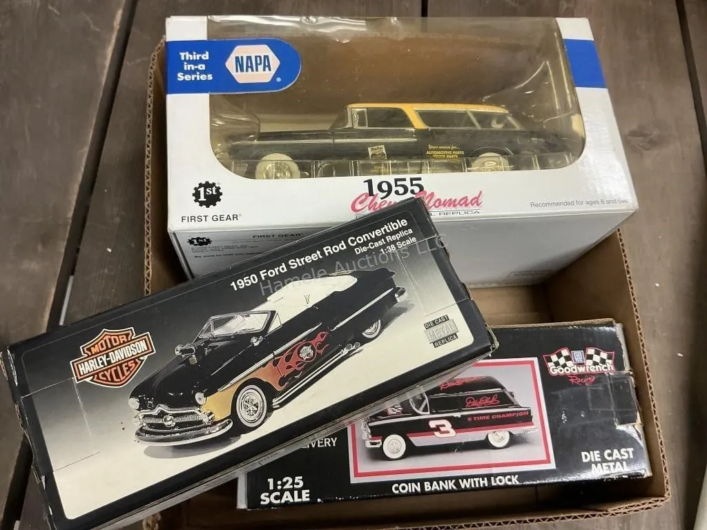 3 Die Cast Vehicles