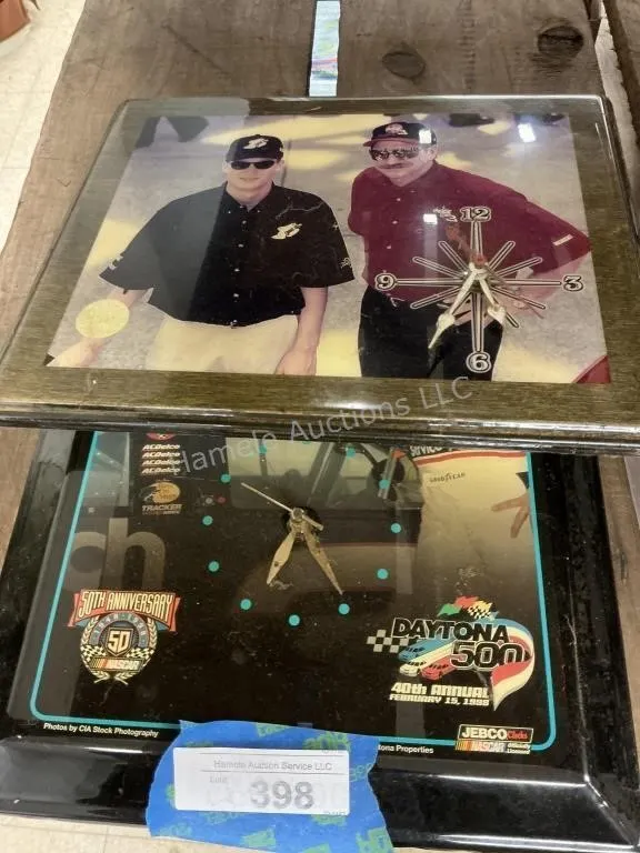 2 NASCAR Clocks