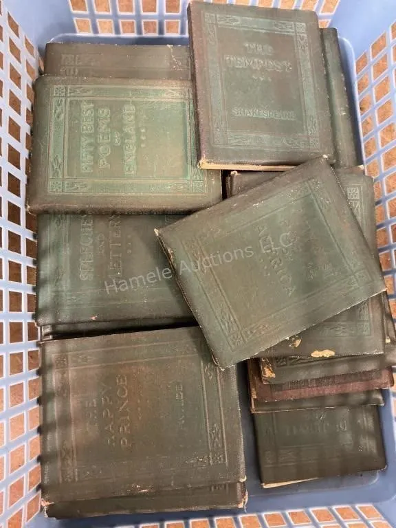 Vintage Miniature Books Little Leather Library