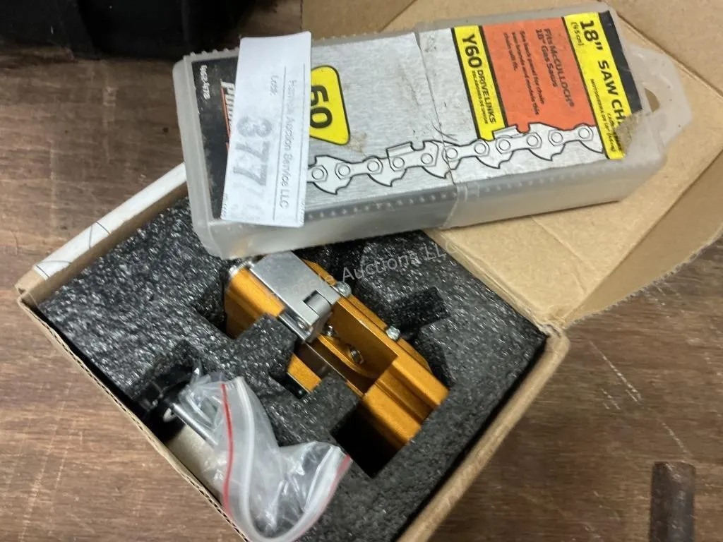 Chainsaw Sharpening Jig & Chain
