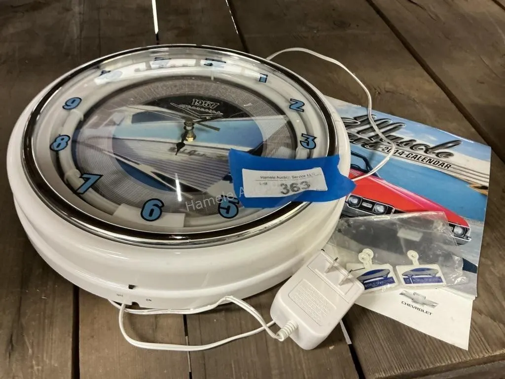 Chevy Clock & Calendar