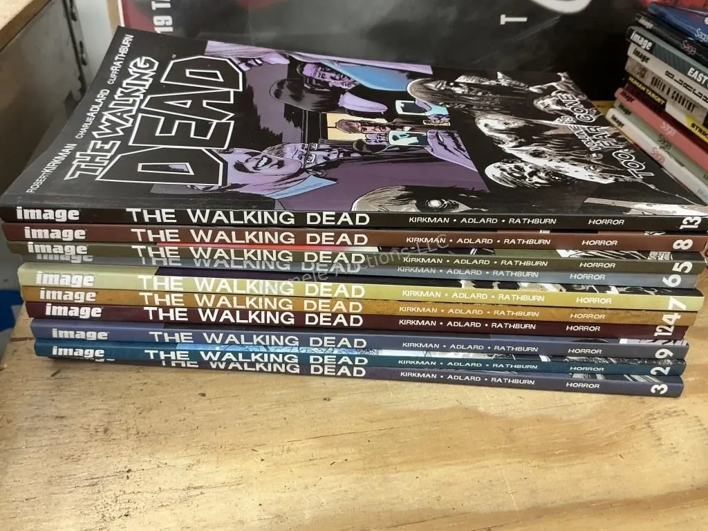 Ten Walking Dead Comic Books