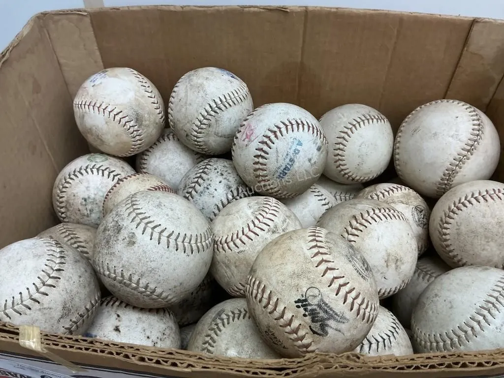 Box of Baseballs