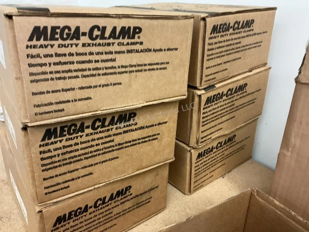 6 Boxes Exhaust Clamps