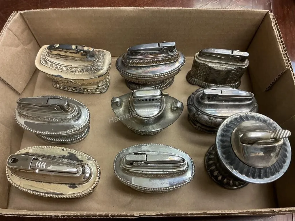 9 Assorted Table Lighters