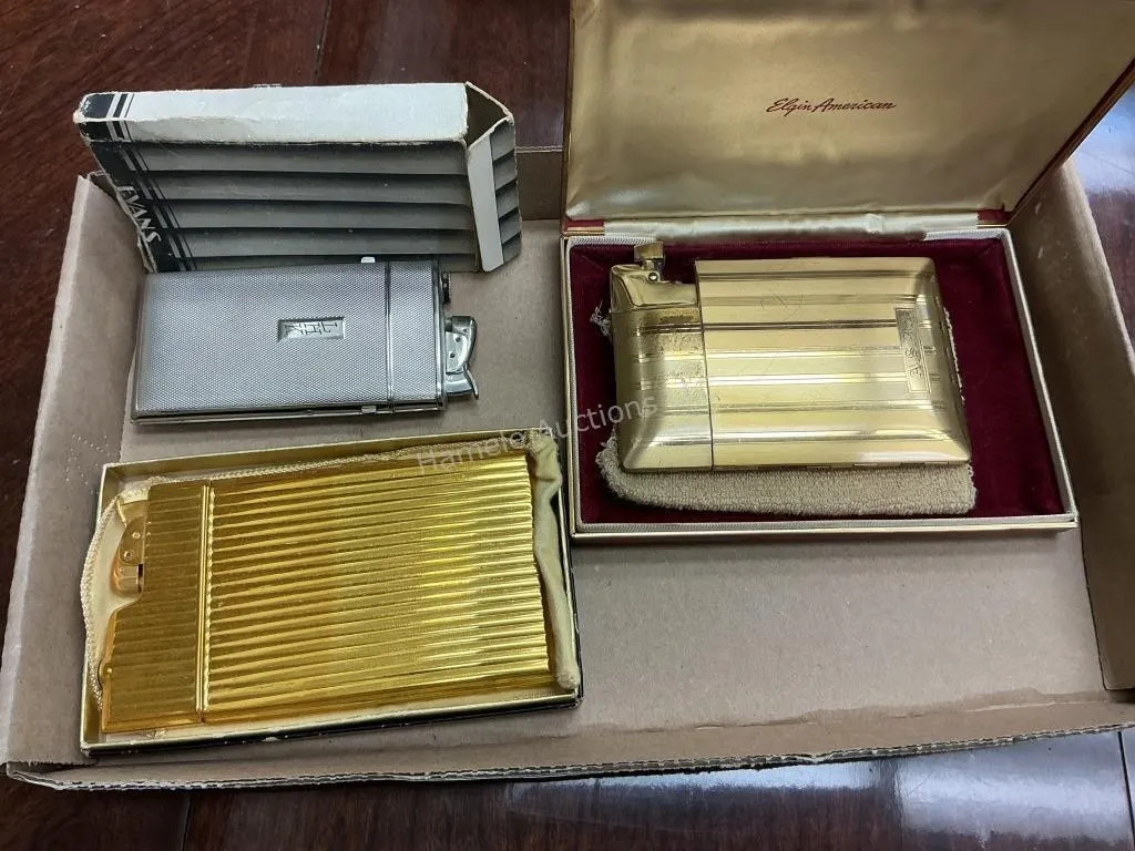 3 Cigarette Case Lighter Combos