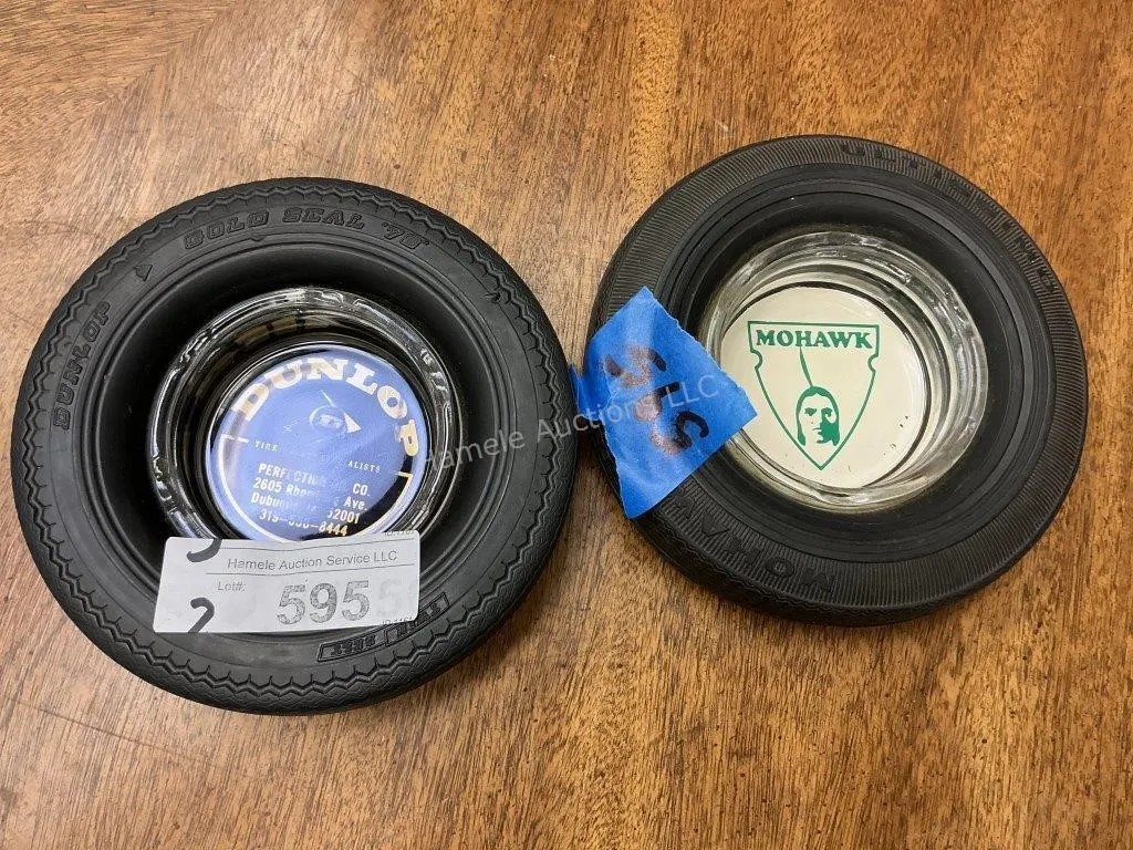 2 Tire Ashtrays