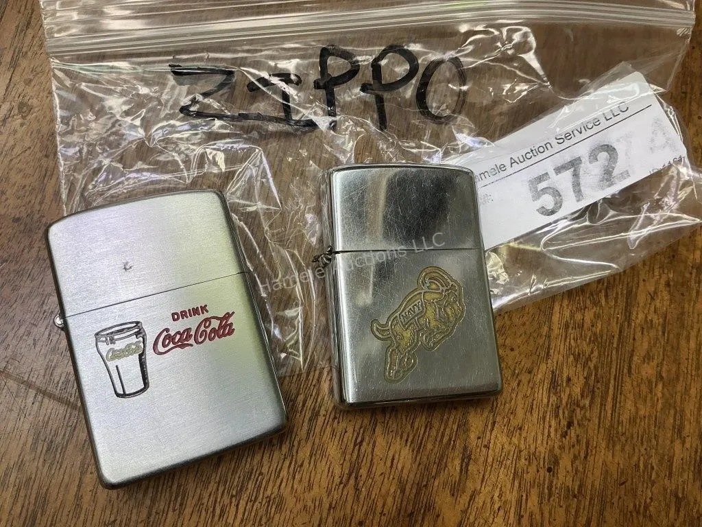 Baggie of Zippo Lighters