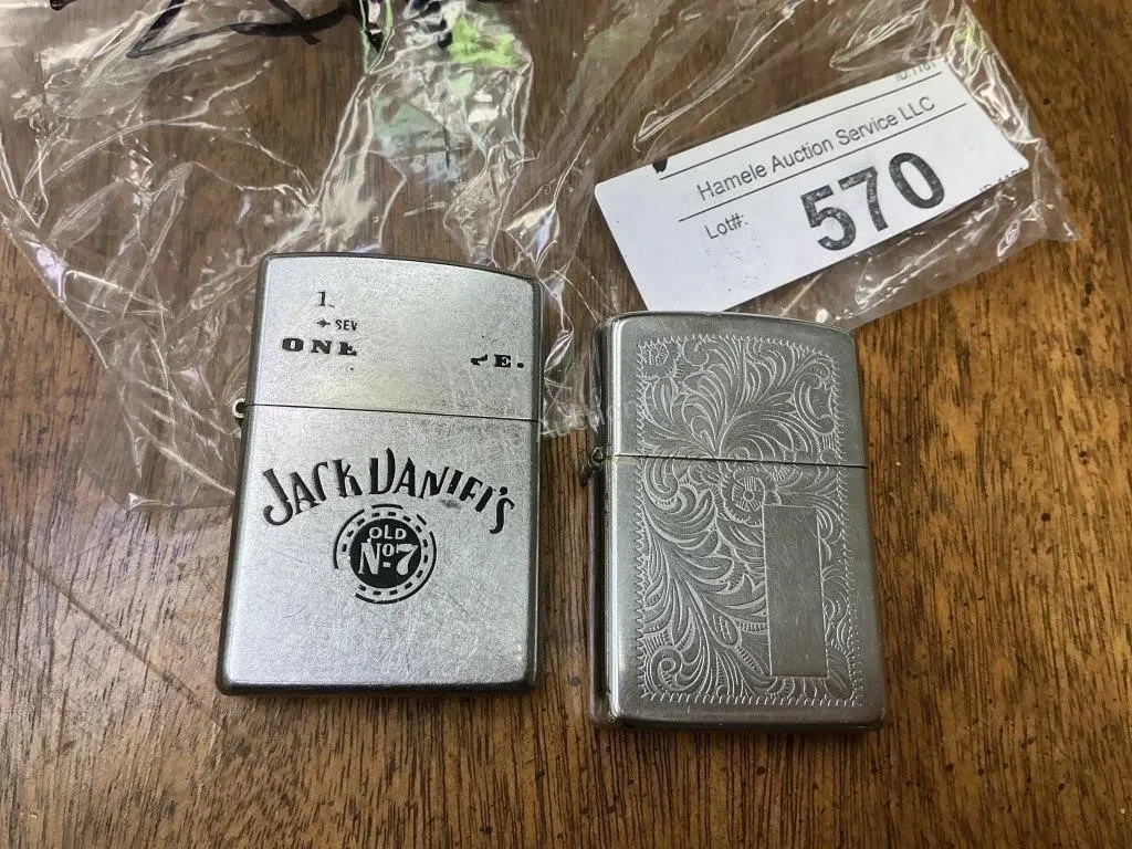 Baggie of Zippo Lighters