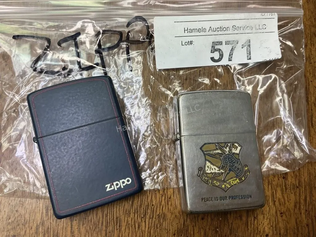 Baggie of Zippo Lighters