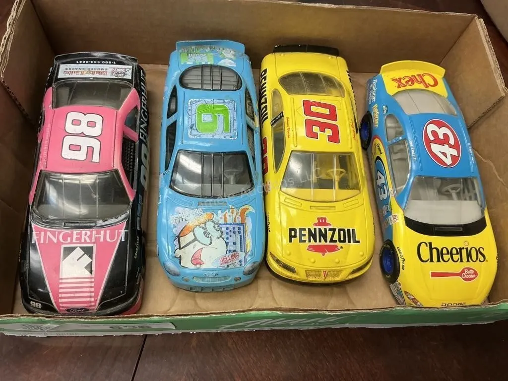 4 Racing Champions Cars