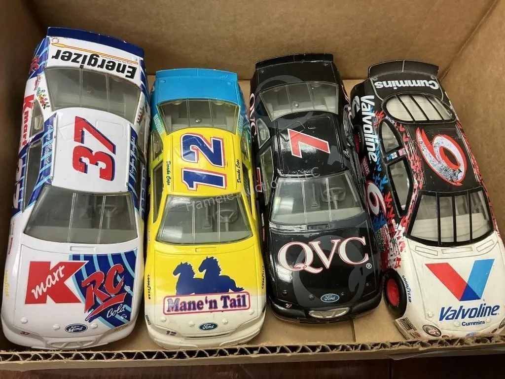 4 Racing Champions Cars