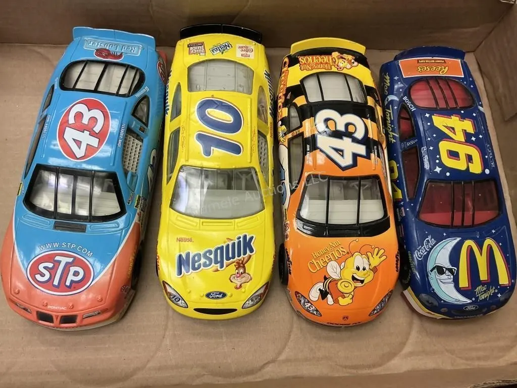4 Racing Champions Cars