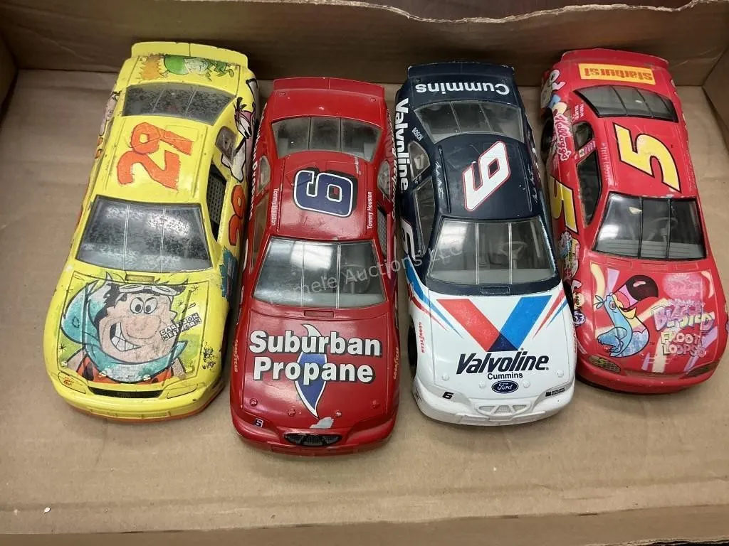 4 Racing Champions Cars