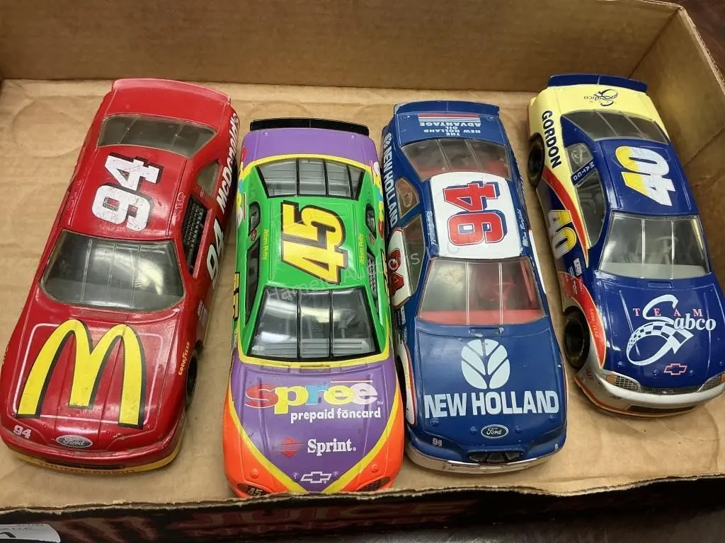 4 Racing Champions Cars