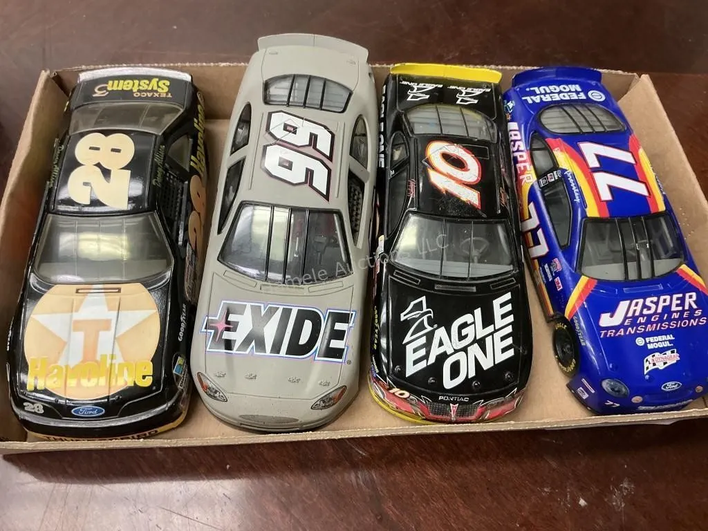 4 Racing Champions Cars