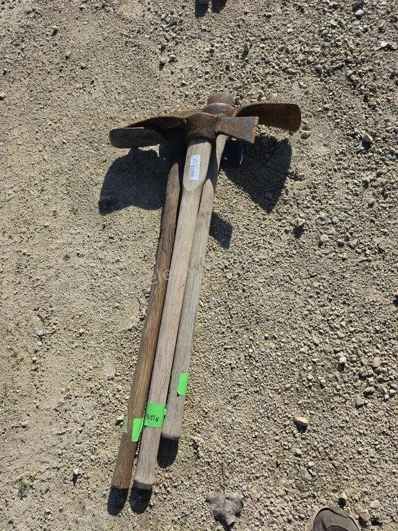 3 pick axes