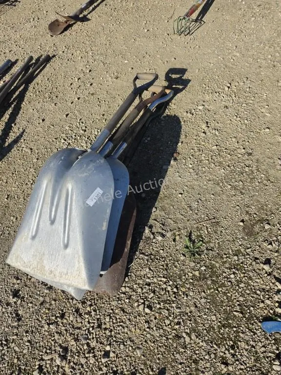 4 scoop shovels