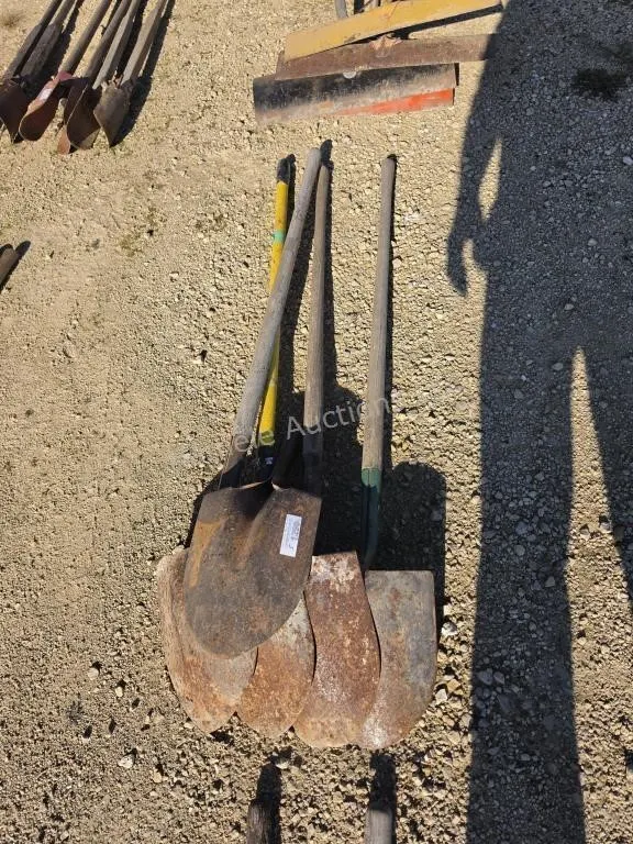 5 shovels