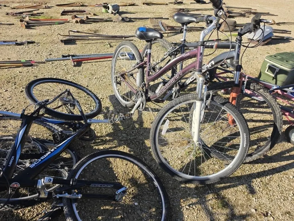 3 Schwinn 10 speed bicycles