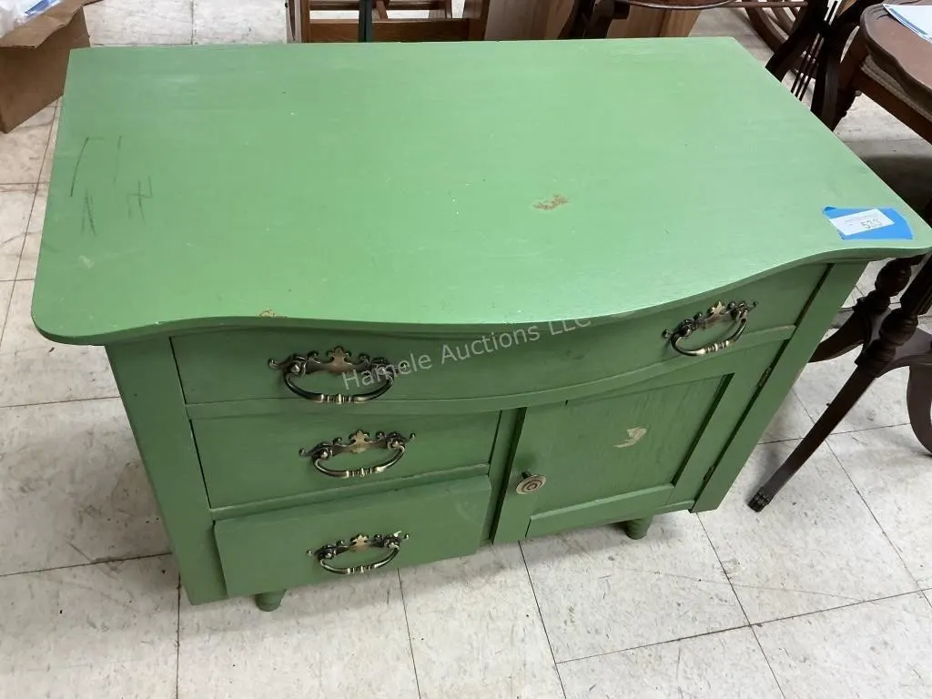 Painted Commode - Low -33 x 19 x25" high