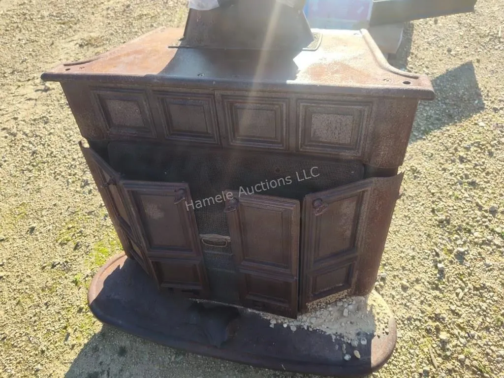 Cast iron fireplace missing leg