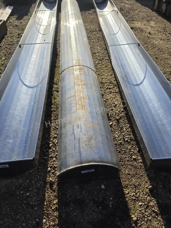 14" x 13' feeder trough