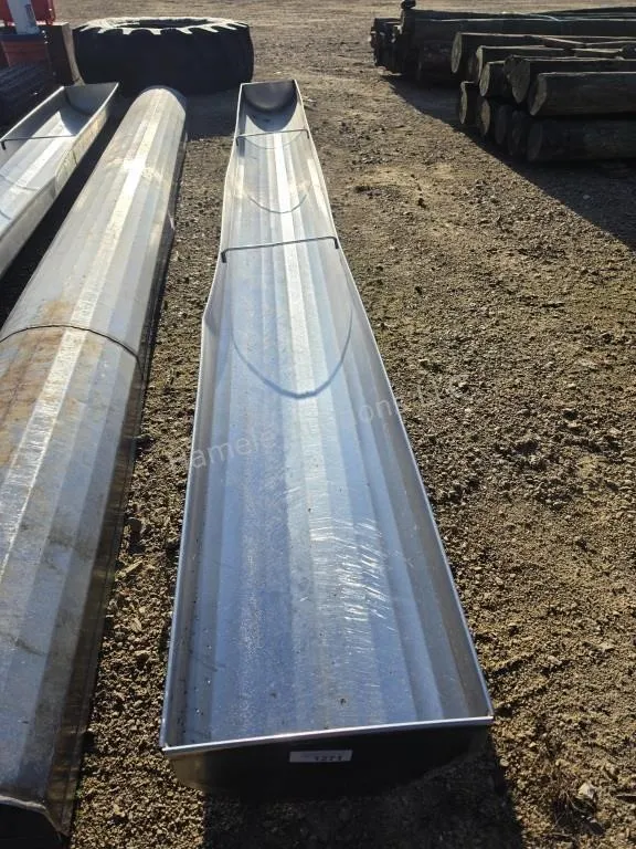 14" x 13' feeder trough