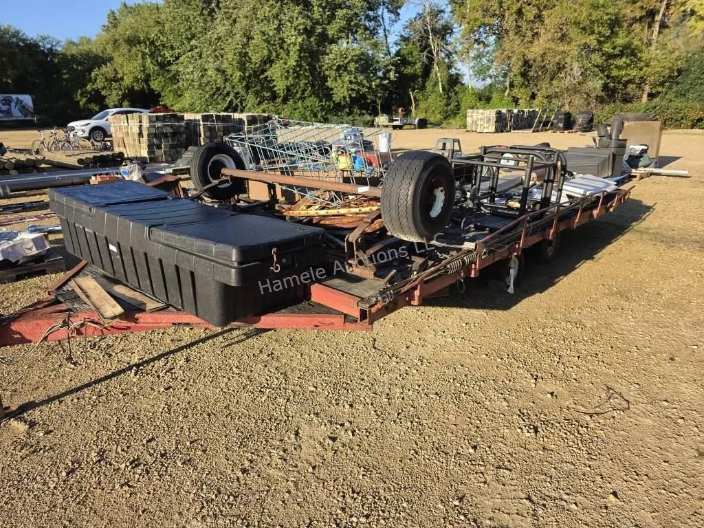 8x16ft dual axle trailer