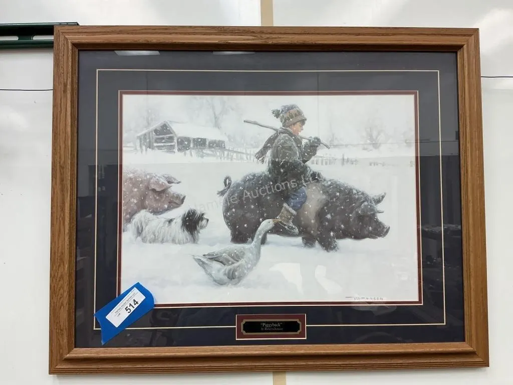 Piggyback Print - Robert Duncan
