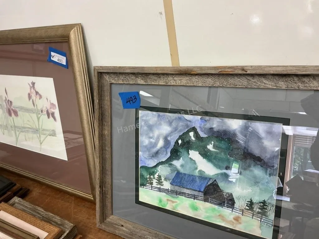 Group of 2 Pictures - signed D.G. Rowe