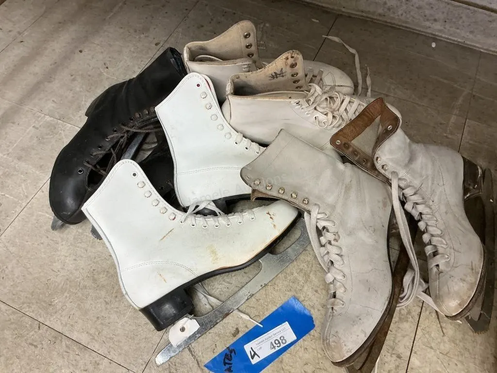 Four Pair Ice Skates