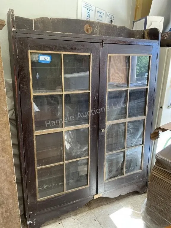 Primitive Antique Wood Cabinet