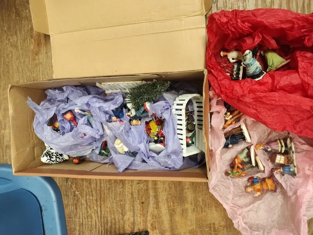 Christmas village figures