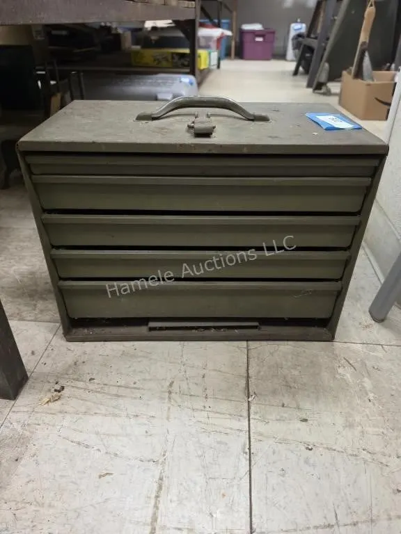 Small tool box. Missing front cover