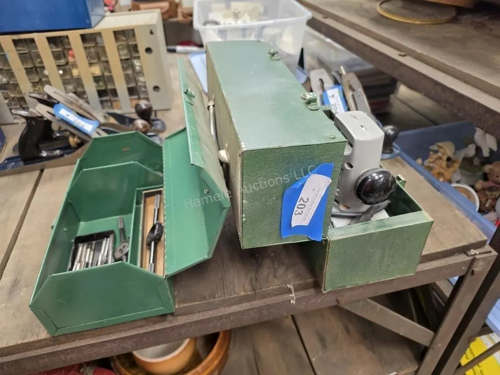 2 tool boxes with contents