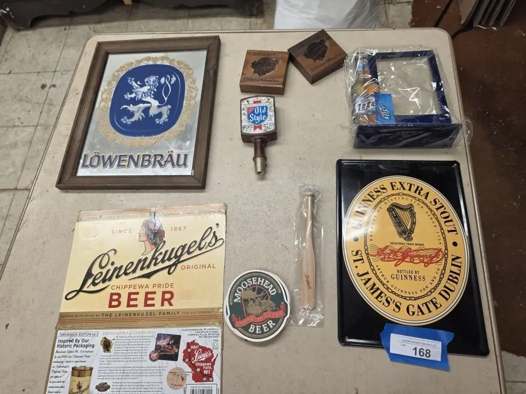 Beer display items