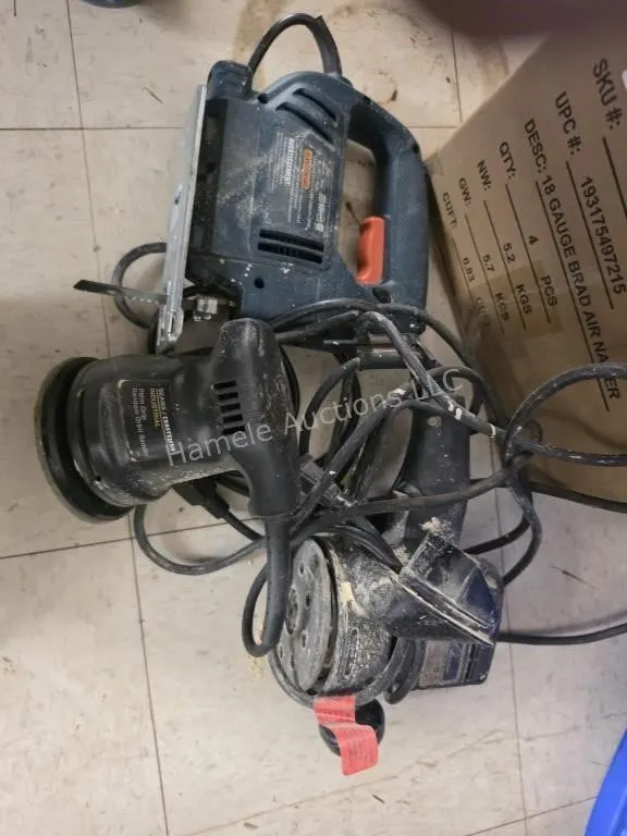 Jig saw and sander