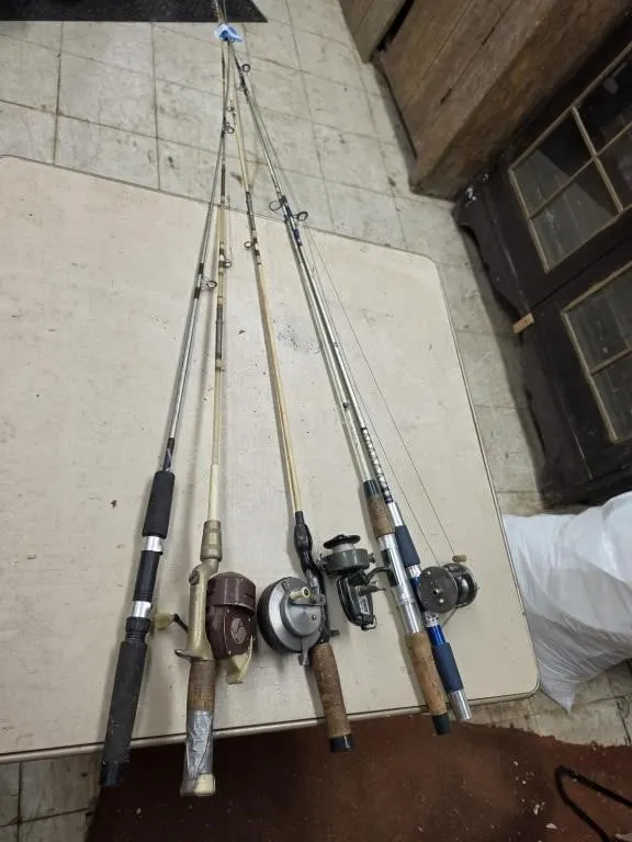 Assorted Rods and Reels