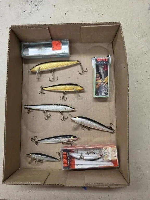 Assorted Rapala lures