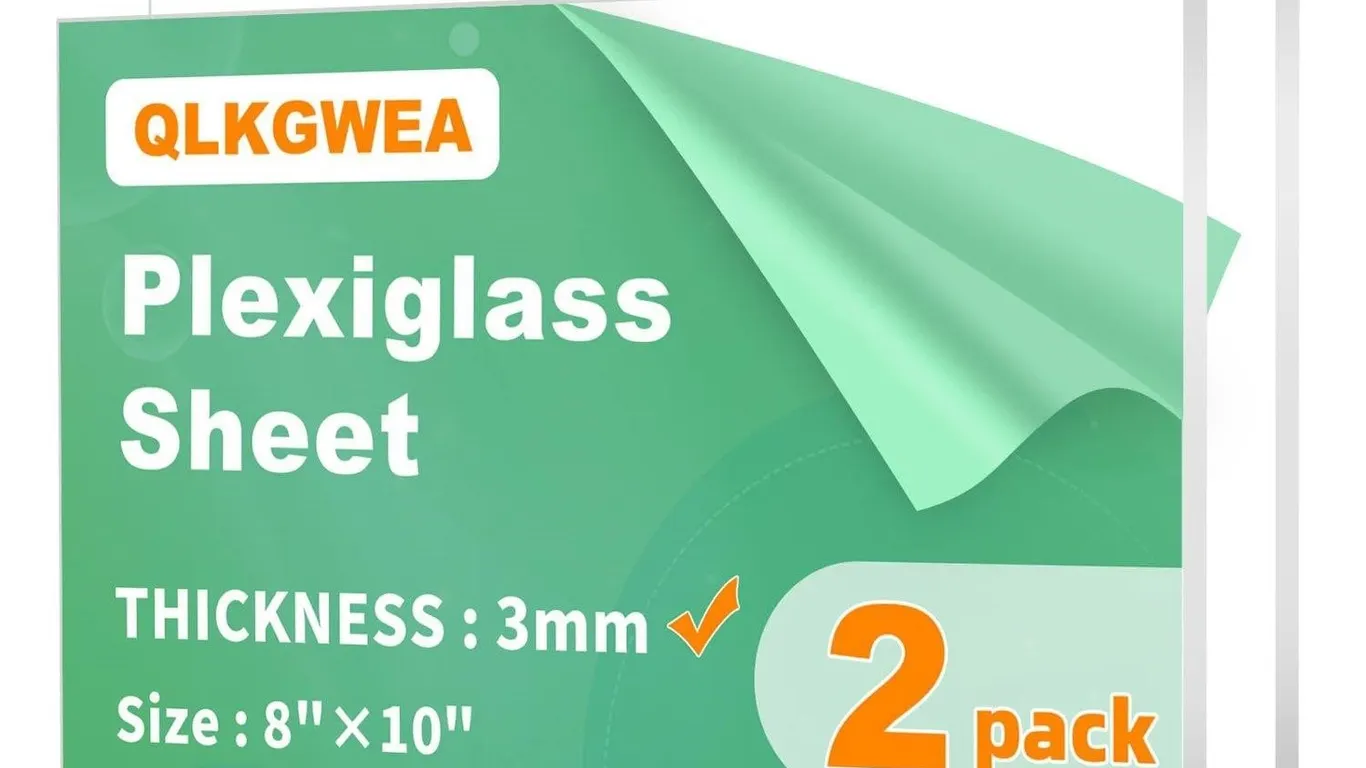Qlkgwea Acrylic Sheets 8x10 3mm 2pk