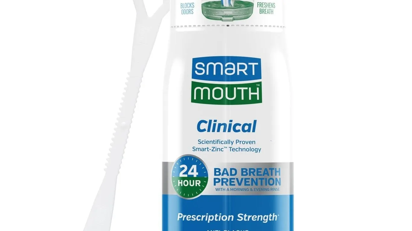 SmartMouth Clinical Zinc Mouthwash 16 Fl Oz