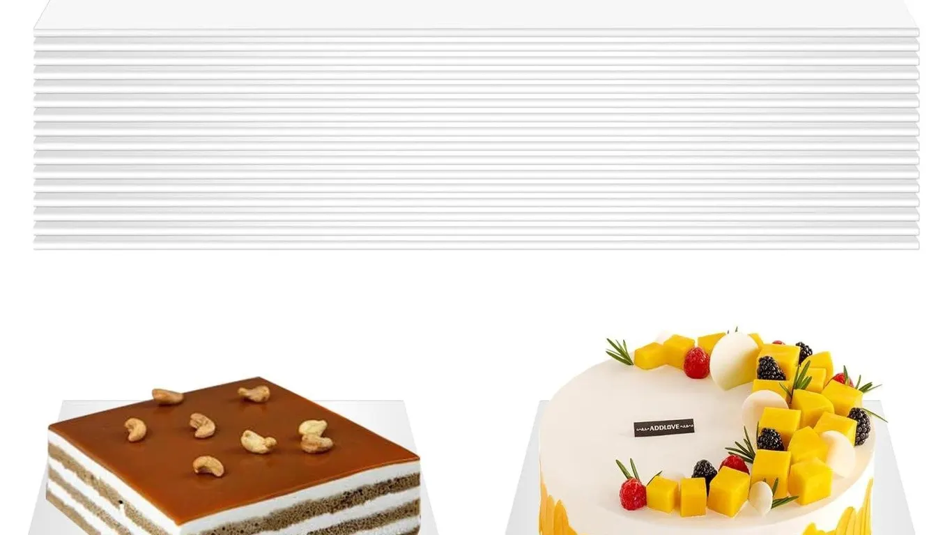 Meiqidi Rectangle Cake Boards 10x14 Inch 16ct