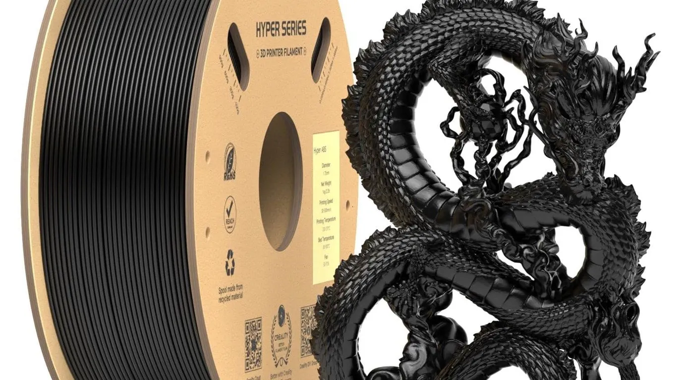 Creality Hyper ABS Filament 1.75mm 1kg Black