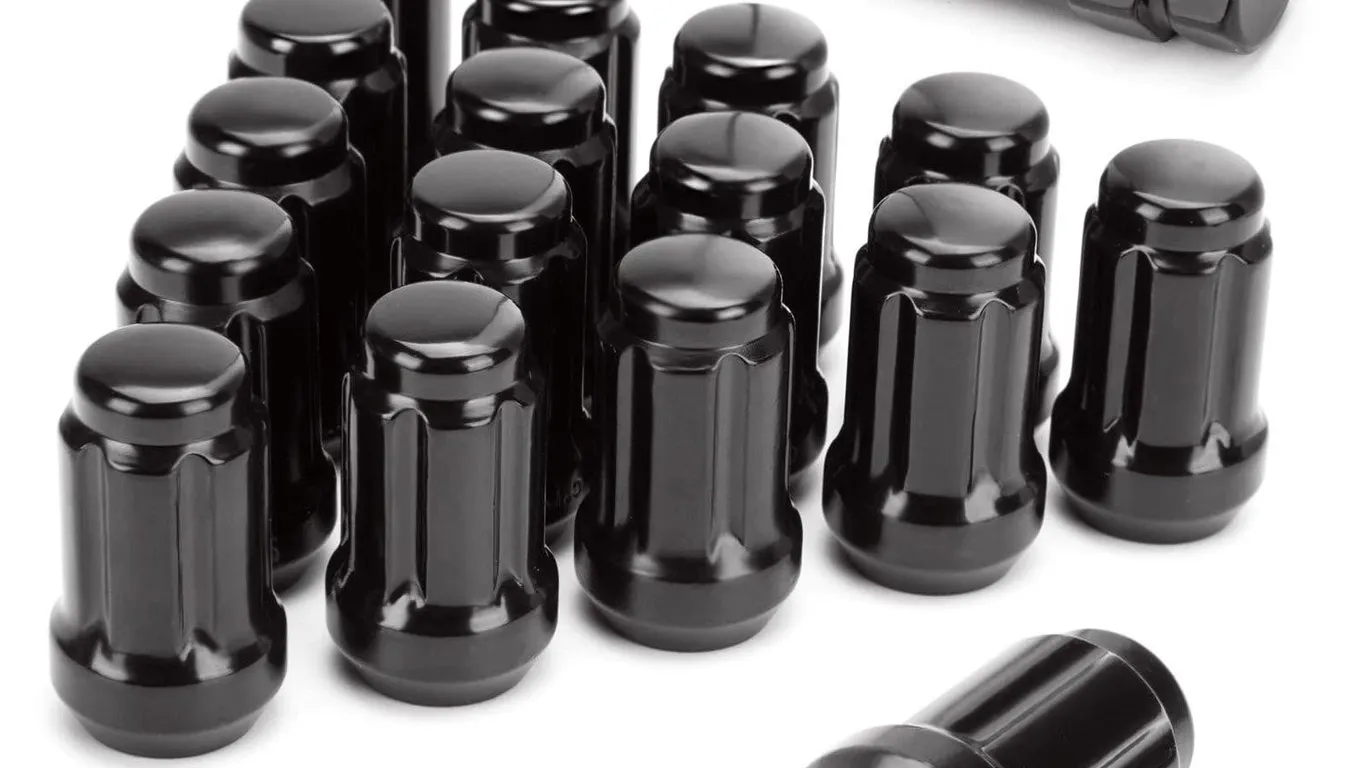 Sucoso 38-24 Lug Nuts 16pk Black 6 Spline