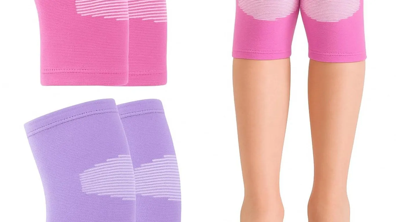 Skylety Kids Knee Compression Sleeves Medium 2pk