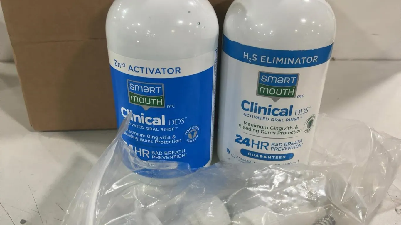 SmartMouth Clinical DDS Oral Rinse 2pk 16 fl oz