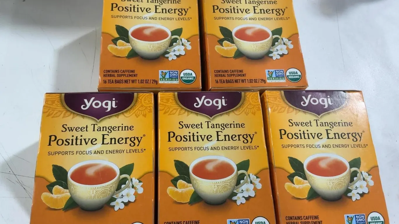 Yogi Sweet Tangerine Positive Energy Tea 5pk