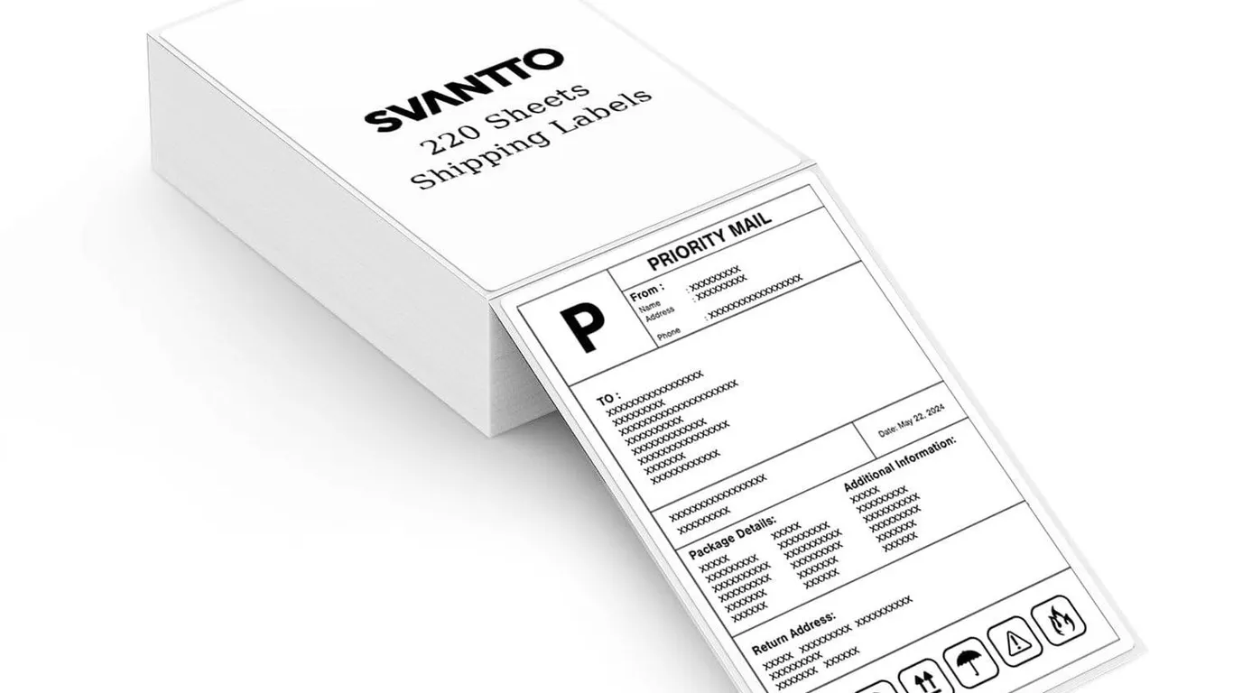 Svantto 4x6 Thermal Shipping Labels 220ct